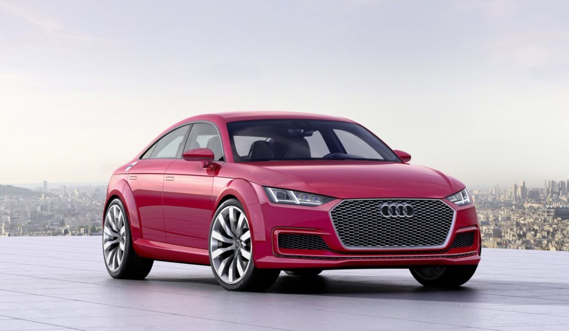 Audi TT Sportback Concept Rot Front Official