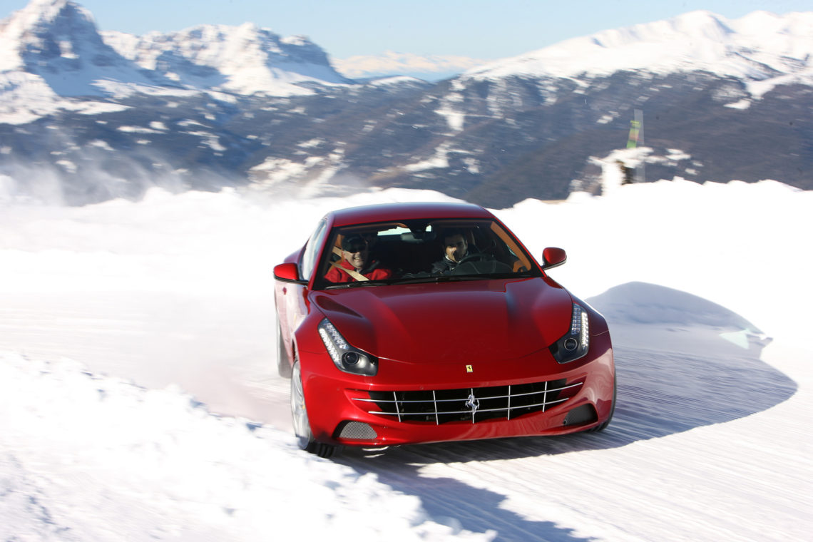 Der Ferrari FF im Drift