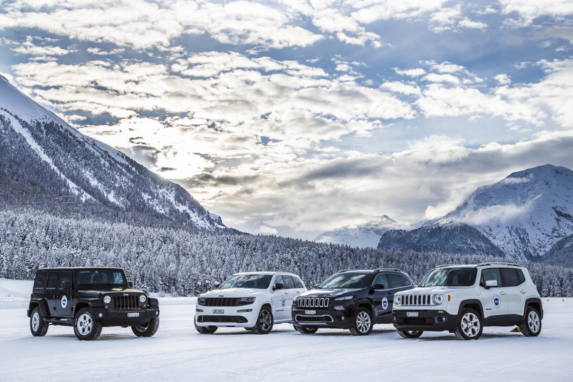 Jeep Winterfahrtraining Samedan 2015