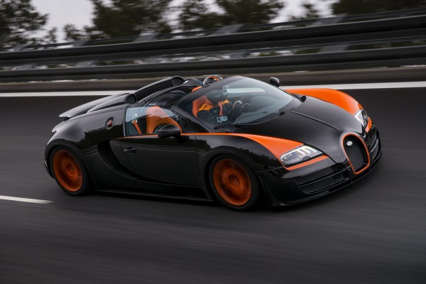 Die Bauzeit des Bugatti Veyron ist beendet - hier der Veyron Grand Sport Vitesse, der 2013 den Geschwindigkeitsrekord für Serienroadster aufstellte.