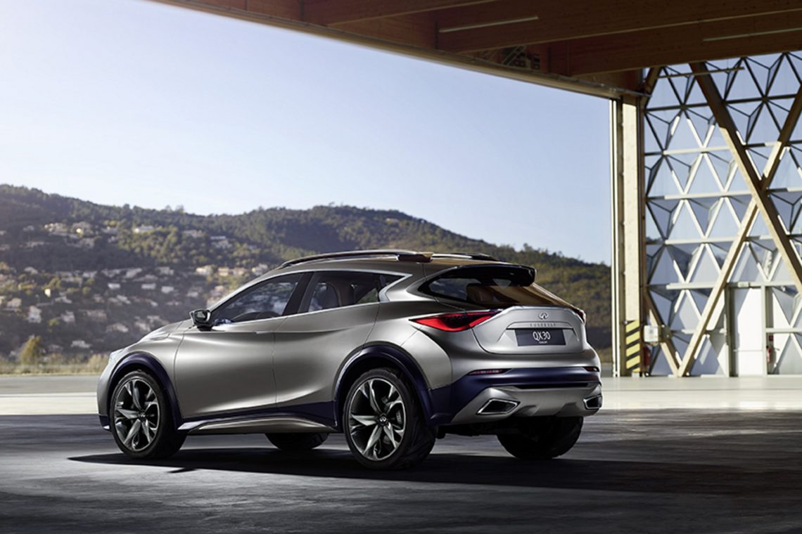 Infiniti QX30 mit viel Mercedes-Technik unter der Haube