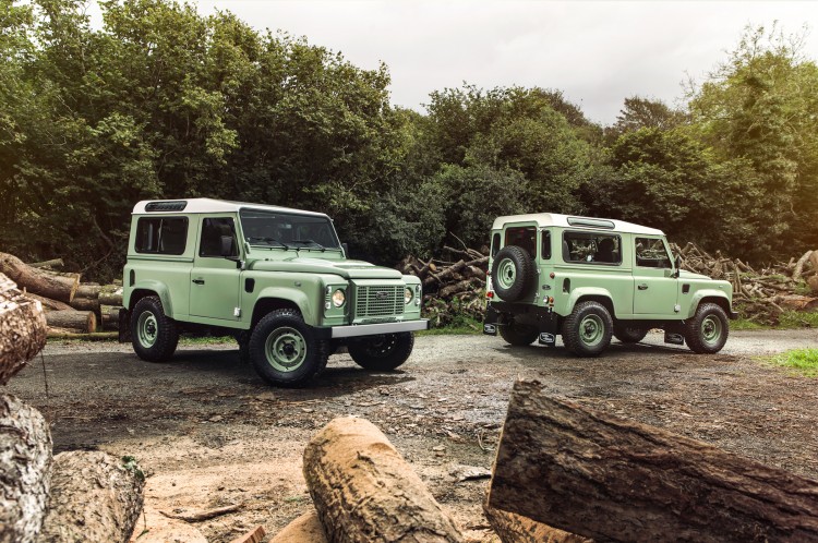 Land Rover DEFENDER „CELEBRATION“ SERIE Heritage