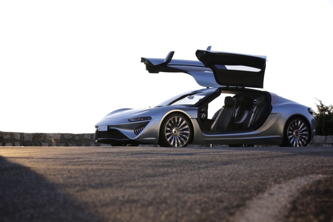 Quant-e-Sportlimousine von Nanoflowcell