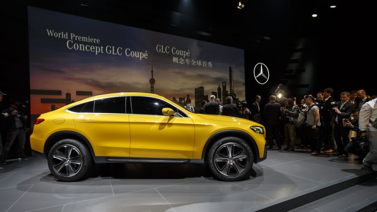 Mercedes-Benz GLC Couppé auf der Shanghai Motorshow