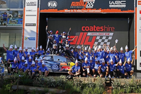 4x4Schweiz-News: WRC Rally Australia 2015, VW Polo R WRC Siegerfoto