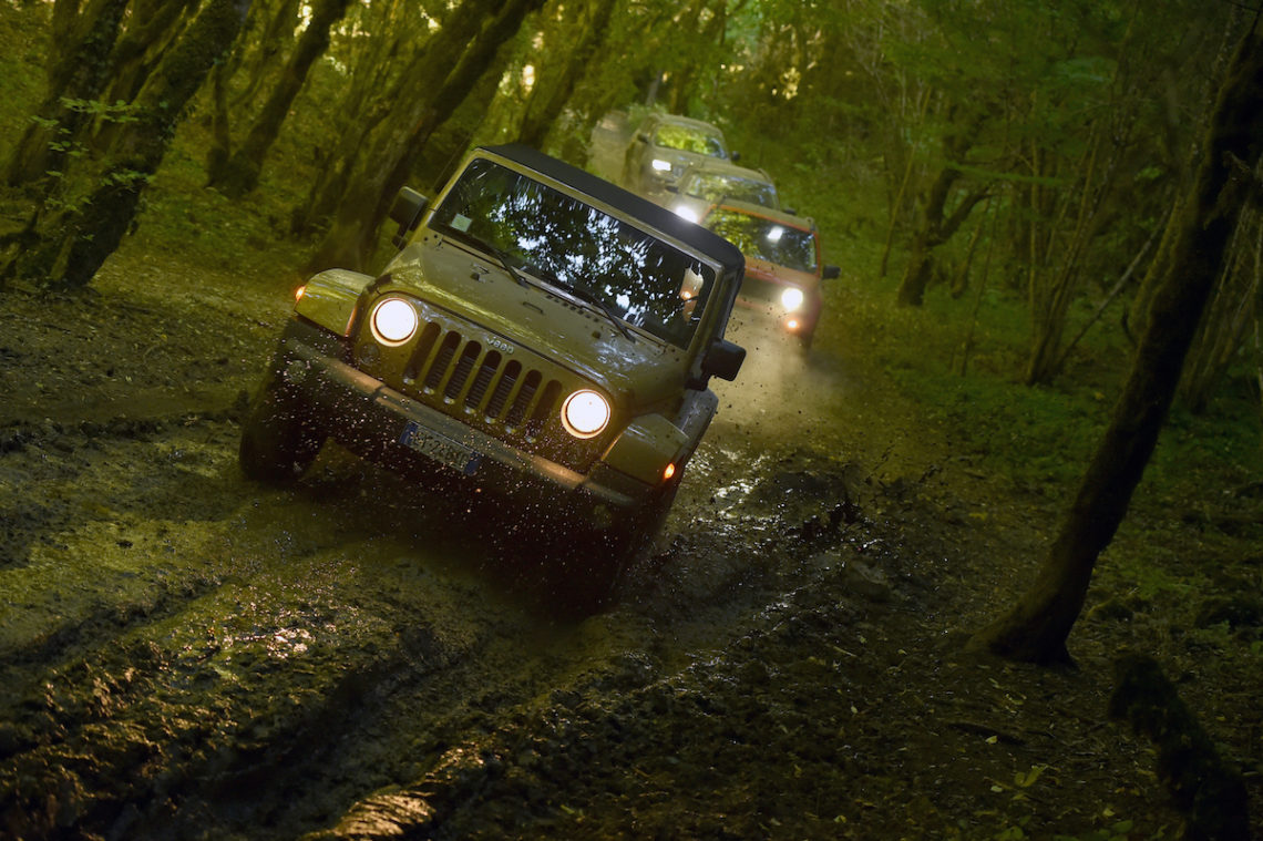 Jeep Camp 2015 Lyon mit Cherokee, Wrangler, Renegade, Trailhawk, Willys