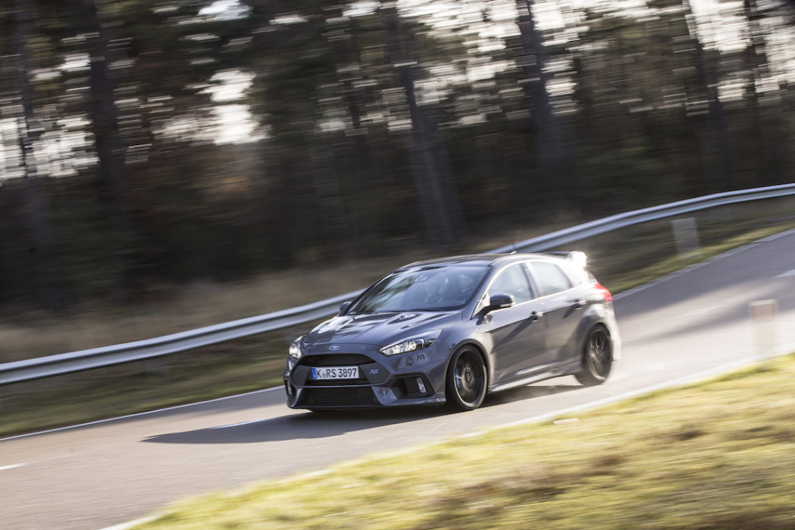 Erste Mitfahrt im neuen Ford Focus RS