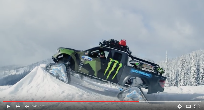 KEN BLOCK’S Ford F-150 RAPTORTRAX SHREDFEST WITH ZAK HALE & ETHAN DEISS