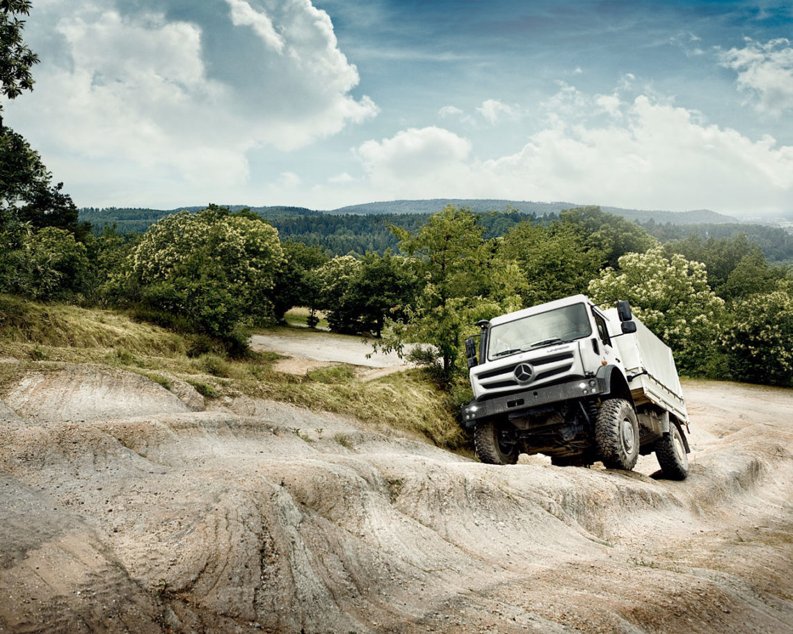 Mercedes Unimog – im Gelände ganz oben