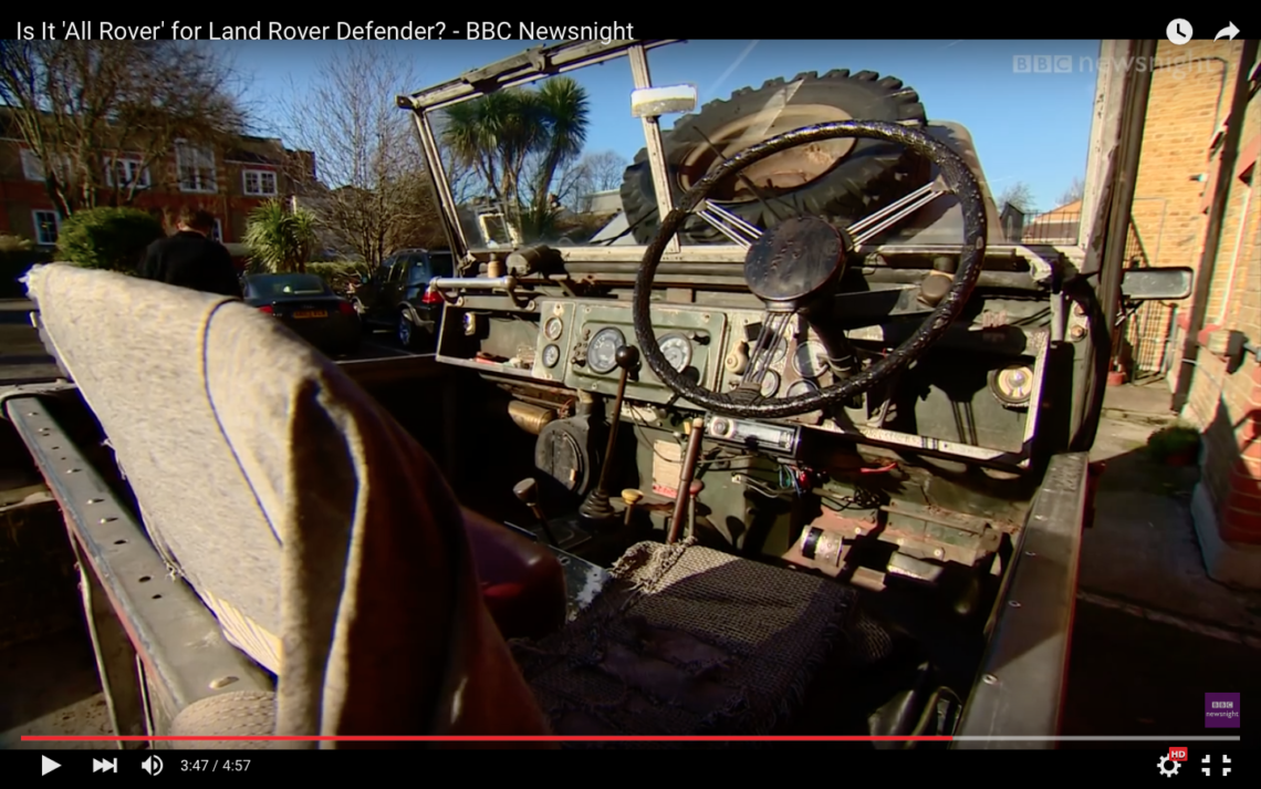 Land Rover Defender BBC Report Video