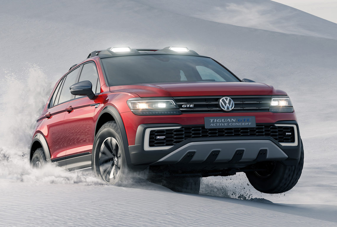 Der neue VW Tiguan GTE Active Concept