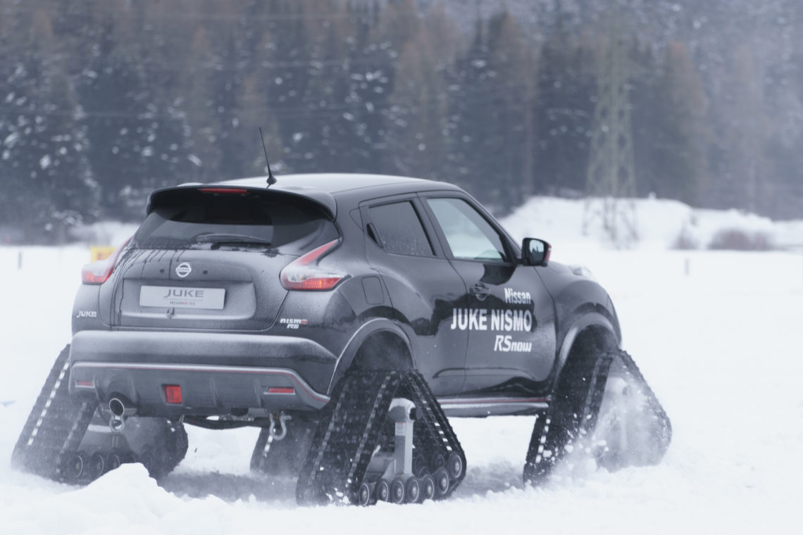 Nissan Juke Nismo Snow Fahrsituation