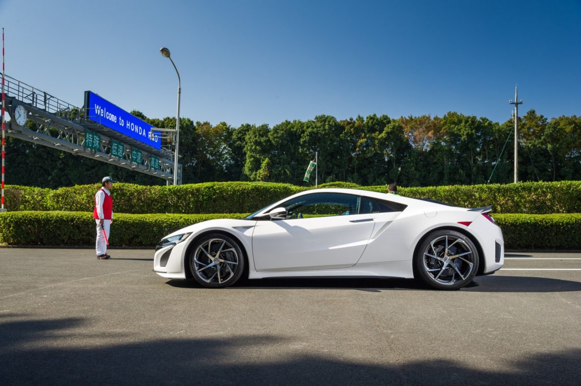 Erste Fahrt im Honda NSX