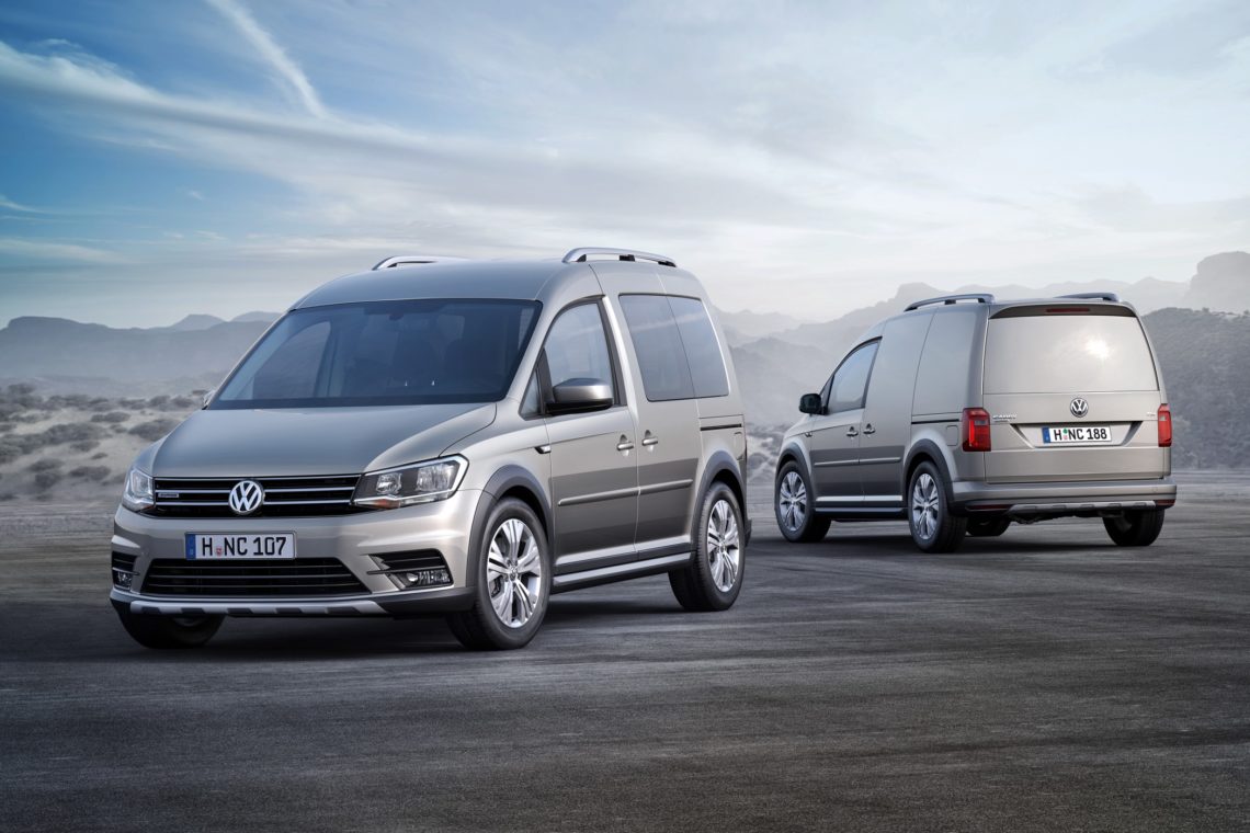 VW Caddy Alltrack 4Motion im Offroad-Look.