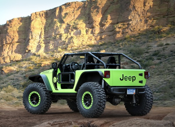 4x4Schweiz-News: Jeep Studie Trailcat, die wohl spektakulärste Studie seit langem von Jeep, Heckansicht