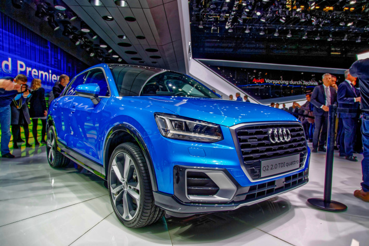 4x4Schweiz-News: Autosalon Genf 2016,  Audi Q2 Weltpremiere, Frontansicht