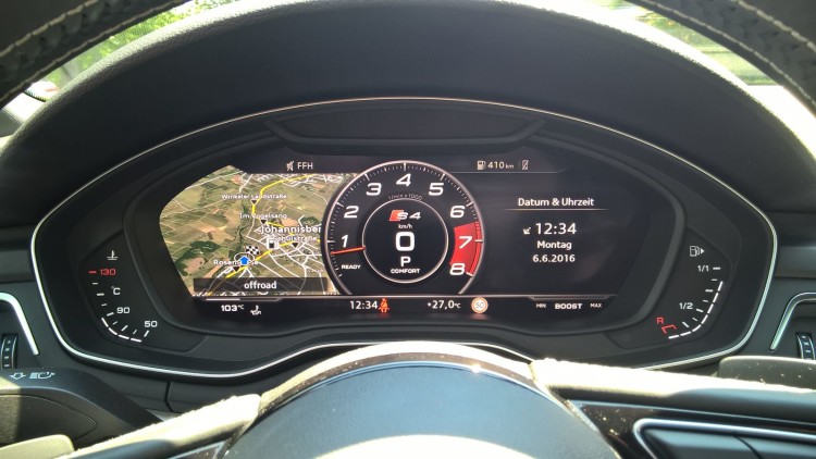 4x4Schweiz-News: Vorabbericht zum neuen Audi S4 Limousine und Audi S4 Avant, Foto Audi S4 Avant Cockpit