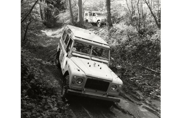 Land Rover Series III, V8 Pressevorstellung 1979