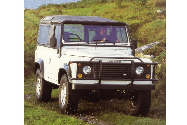 Land Rover Defender 90 im Landwirtschaftseinsatz 1995