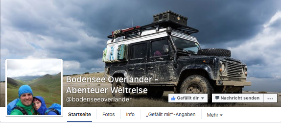 Bodensee-Overlander, Facebook Fanpage