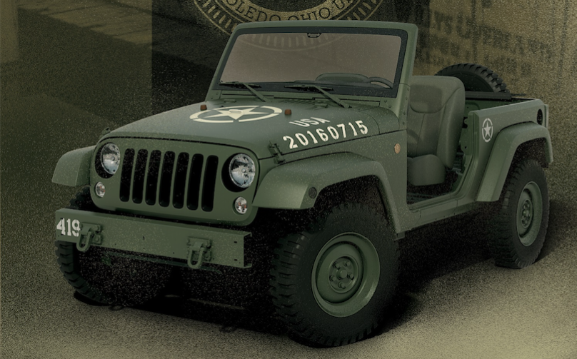 Willys Enkel steht stramm: Jeep Wrangler 75th Salute