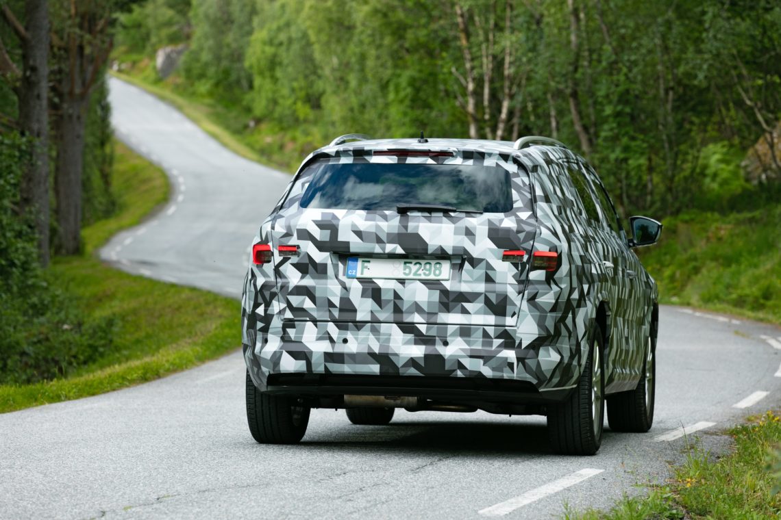 Skoda Kodiaq auf finalen Abstimmungsfahrten entdeckt