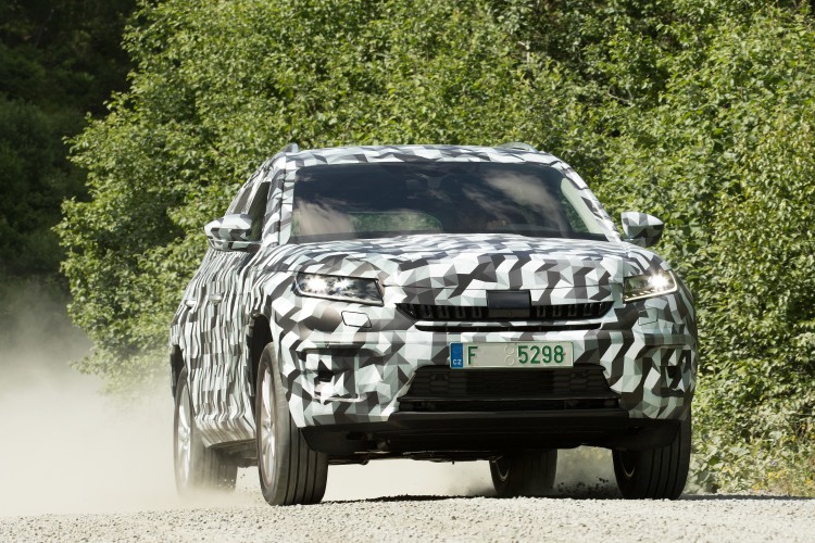 4x4Schweiz-News: getarnter Skoda Kodiaq auf finalen Abstimmungsfahrten entdeckt.