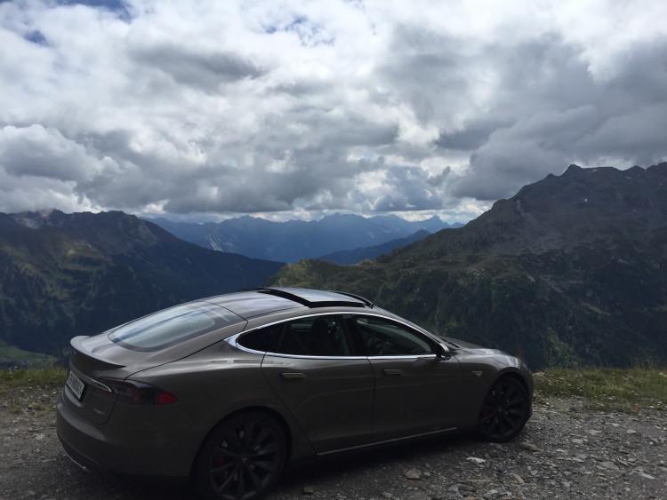 Tesla Model S Roadtrip 2015 Timmelsjoch8