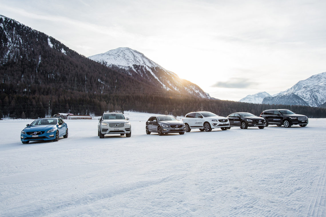 Sicher durch den Winter – mit einem Volvo Winterfahrtraining