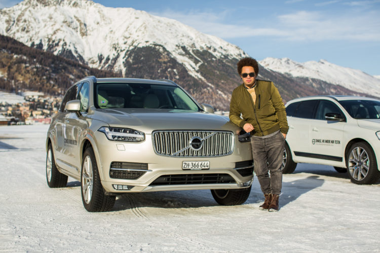 Volvo Winterfahrtraining zu gewinnen. Marc Sway, Markenbotschafter von Volvo