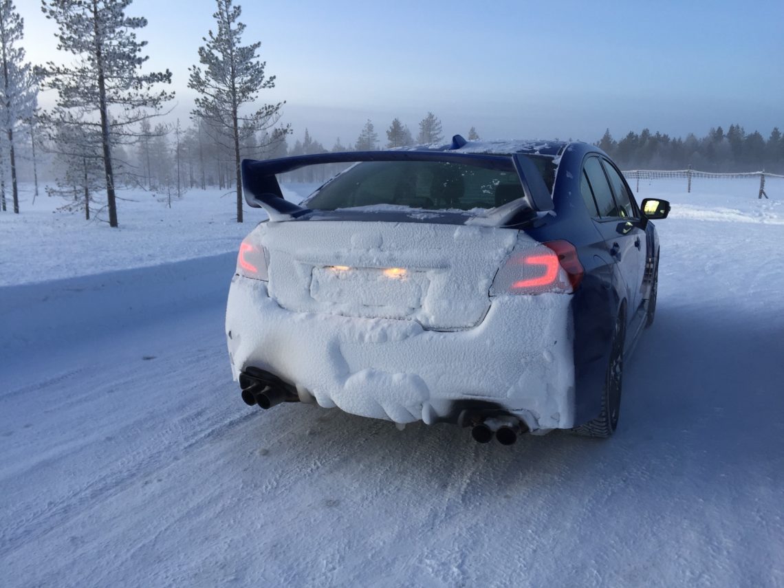 Subaru WRX STi on the Rocks.