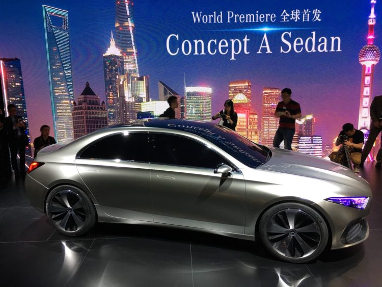 4x4Schweiz-News: Mercedes zeigt den Nachfolger der A-Klasse in Shanghai, das Mercedes Concept A Sedan