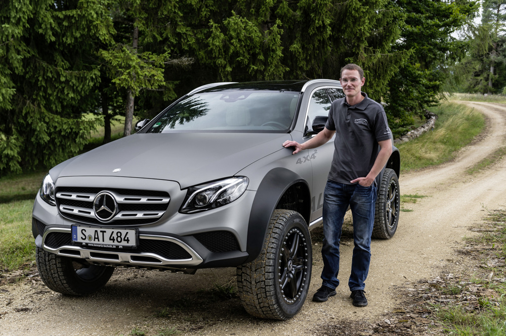 Eine E-Klasse auf Abwegen: Mercedes E-Klasse ALL-TERRAIN 4X4² mit Portalachsen!