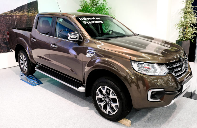 Der Renault Pick-Up Alaskan an der Auto Basel 2017