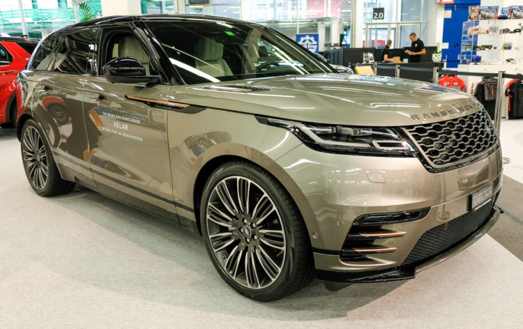 Der Range Rover Velar an der Auto Basel, 2017