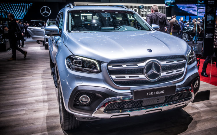 Mercedes-Benz X 350 d 4MATIC am GIMS2018