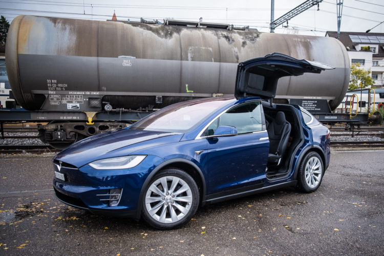 Tesla Model X 100D, aussen