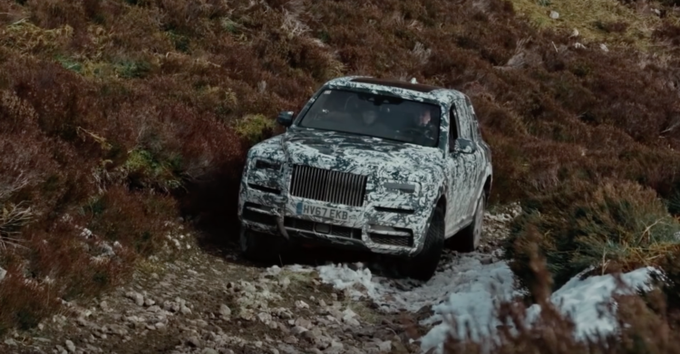 Der Rolls-Royce Cullinan im Gelände