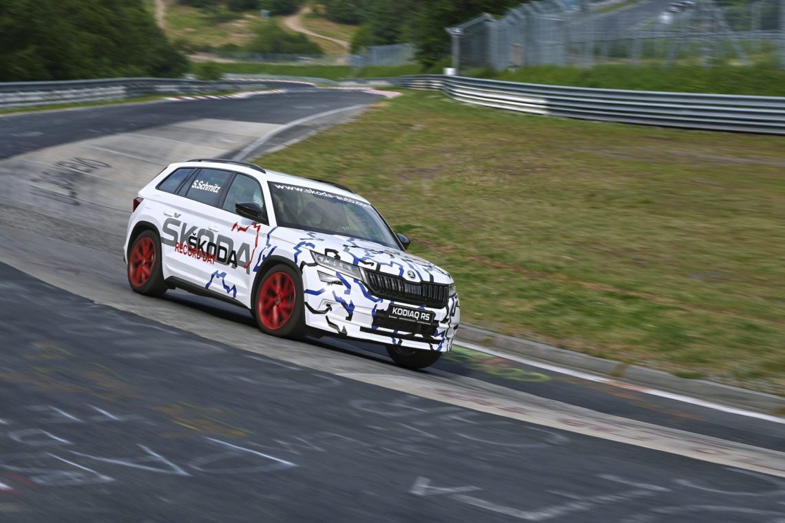 Der Skoda Kodiaq RS auf Nürburgring