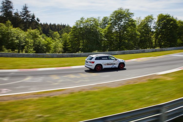 Der Skoda Kodiaq RS auf Nürburgring