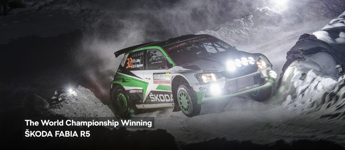 Škoda dominiert die WRC2 mit dem Škoda Fabia R5