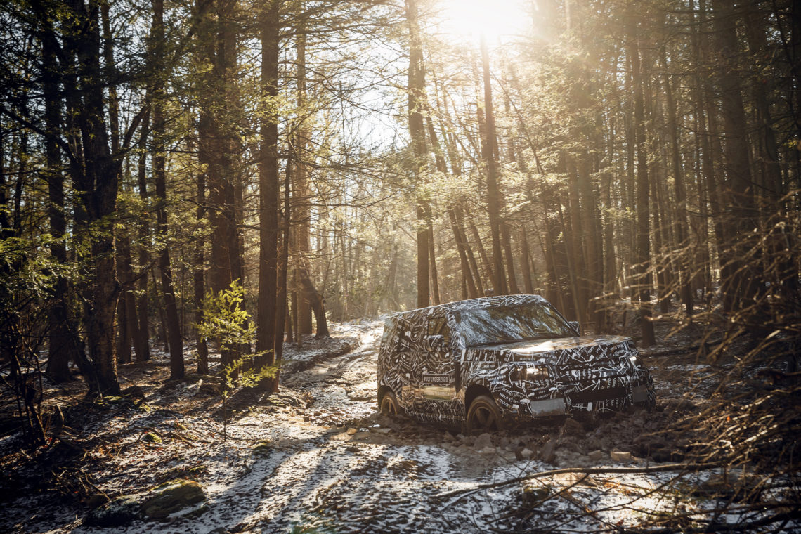 Neue Fotos vom Land Rover Defender 2020