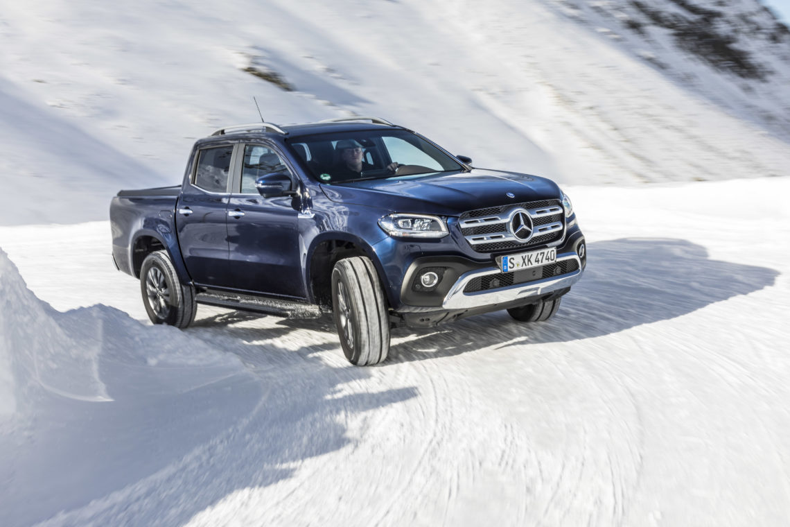 Fahrbericht Mercedes-Benz X 350 d: X-tra-Klasse auf Eis und Schnee