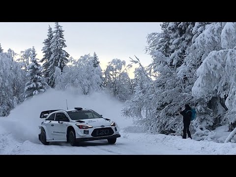 Hyundai WRC Werksteam Sebastian Loeb Rallye Schweden Tests