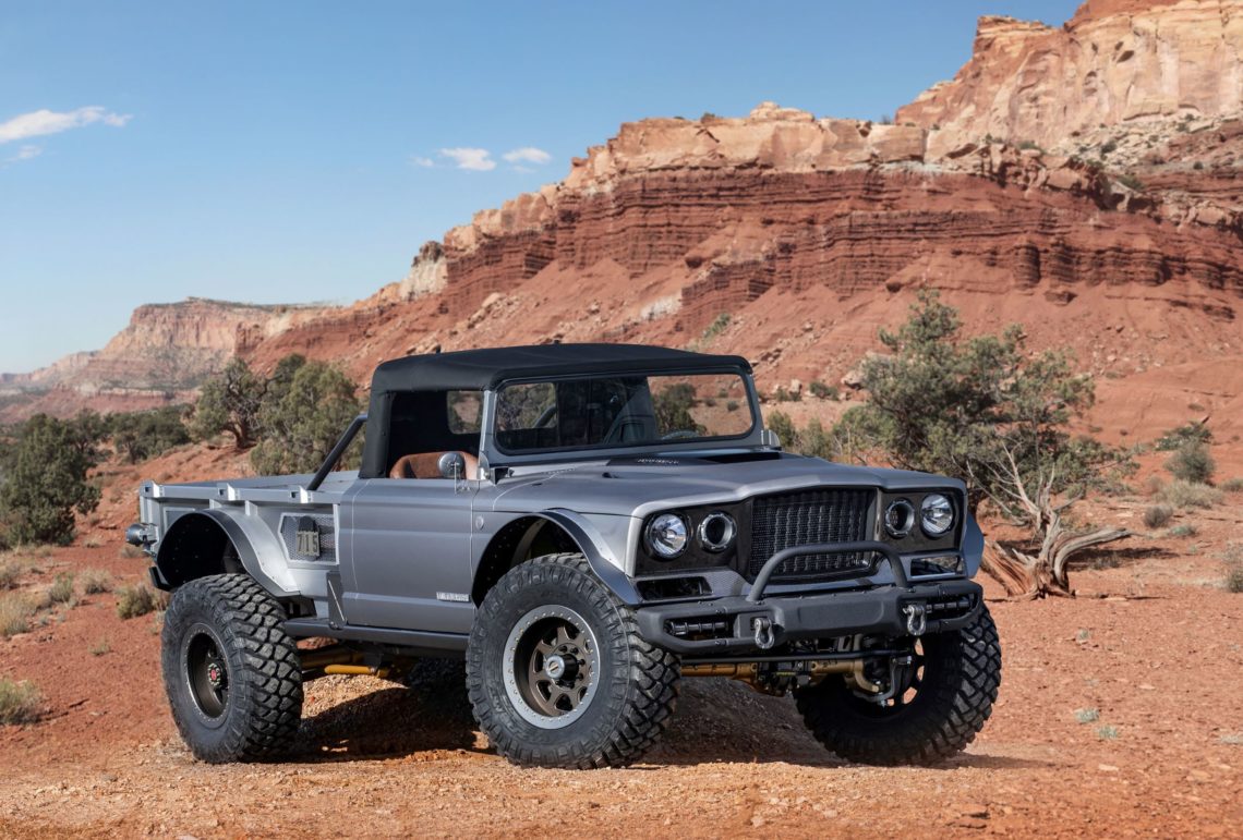 Jeep Gladiator an der Easter Jeep Safari