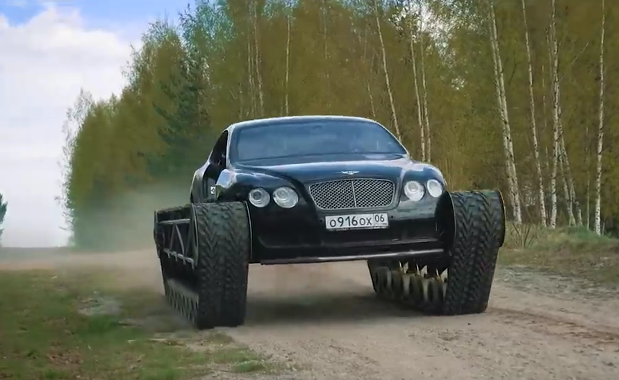 Der Bentley Continental GT “Ultratank” wird zum Viralhit