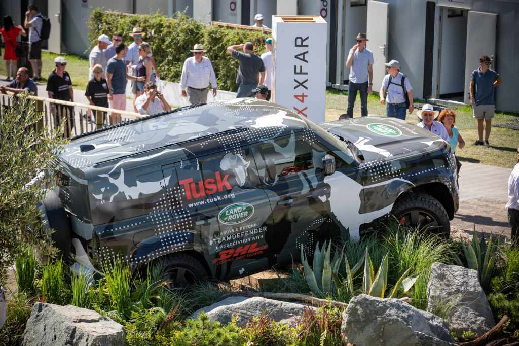 Bergstrecke des Goodwood Festival of Speed ist ein Härtetest für den Land Rover Defender 2020