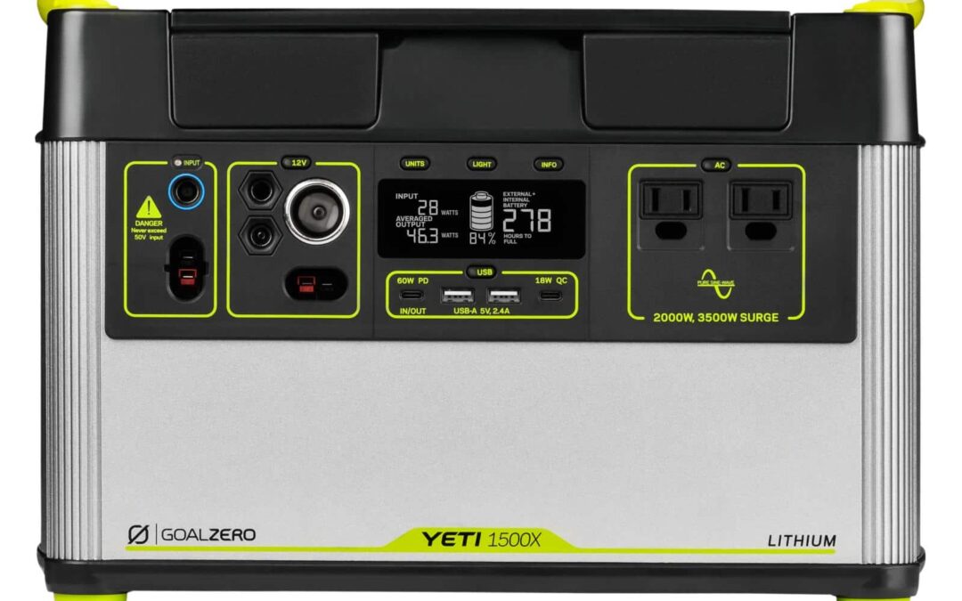 Goal Zero Yeti 1500X Lithium Ionen Power Pack