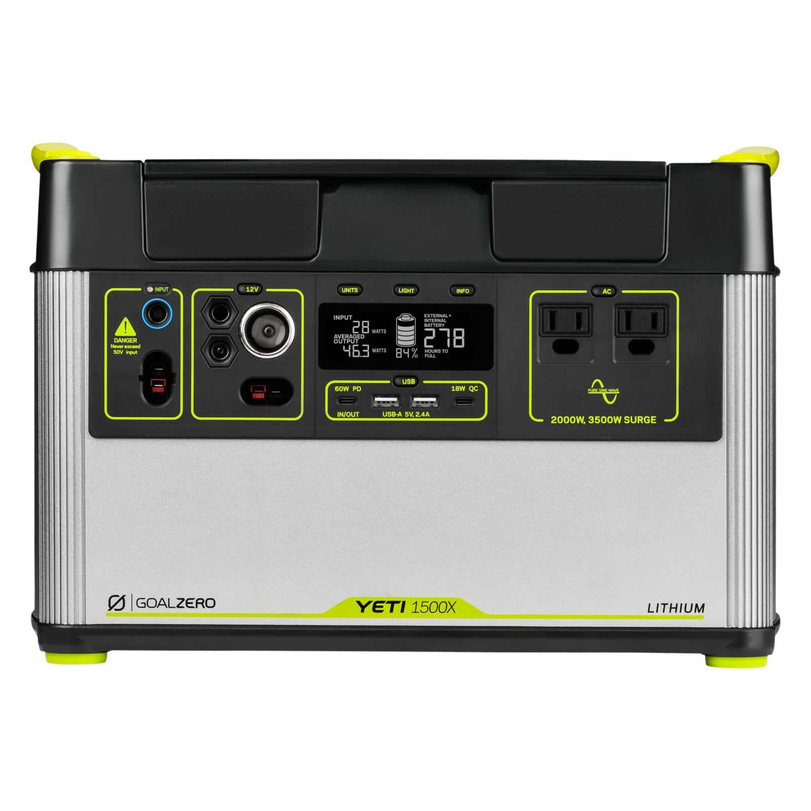 Goal Zero Yeti 1500X Lithium Ionen Power Pack