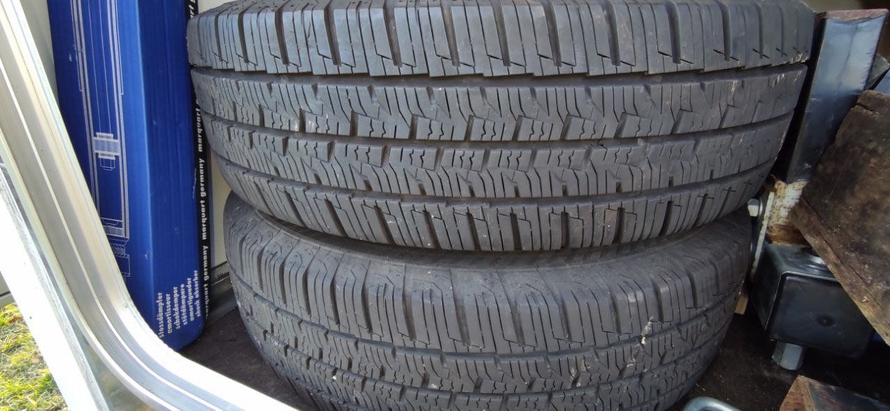 6 Reifen AllYear 195/75 R16C VanContact auf Felge f. MB Sprinter